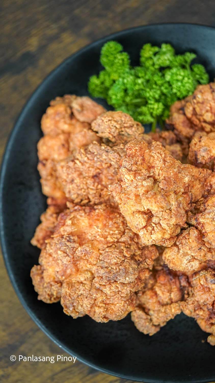 Crispy boneless chicken thigh