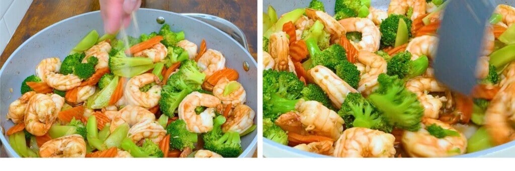 Step 8 on How to Make Shrimp and Broccoli Stir Fry