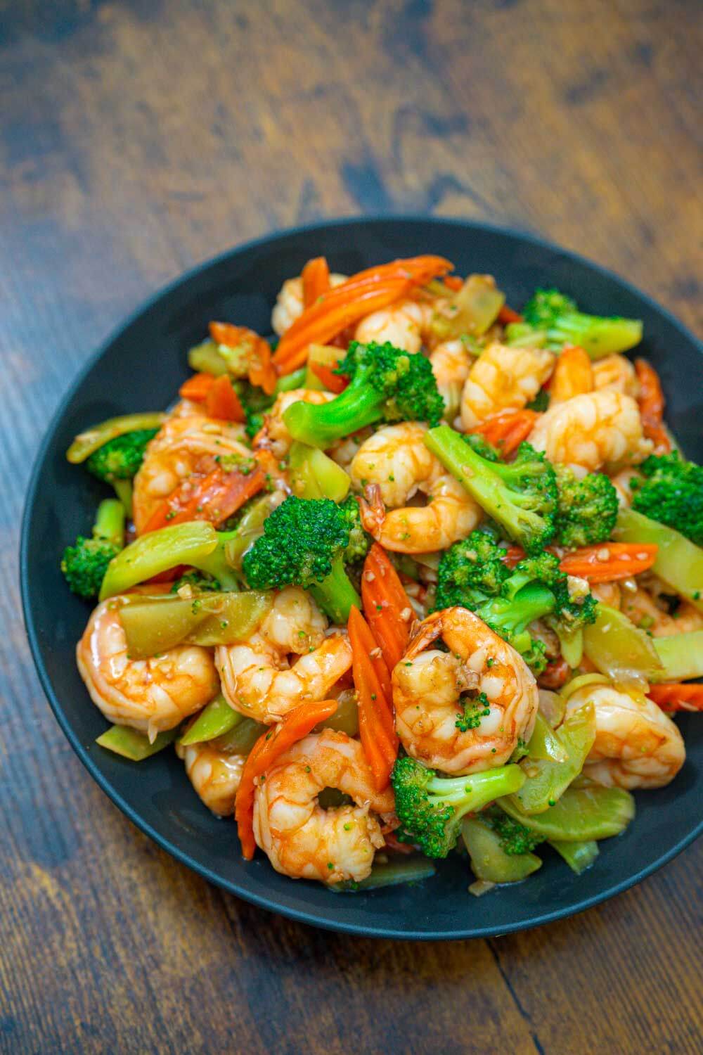 Stir Fry Shrimp and Broccoli