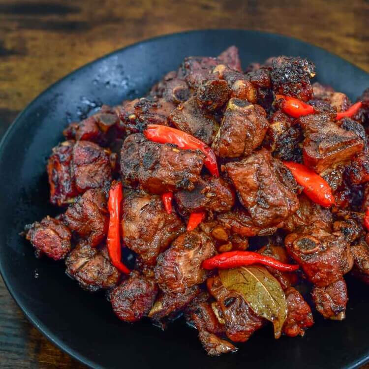 spicy pork ribs adobo recipe