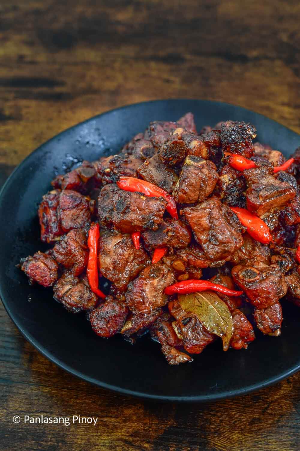 spicy pork ribs adobo recipe