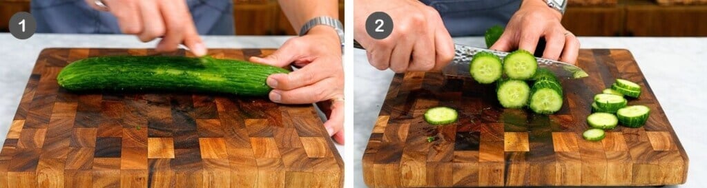 Asian Cucumber Salad Step 1