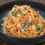 Aligue pasta recipe