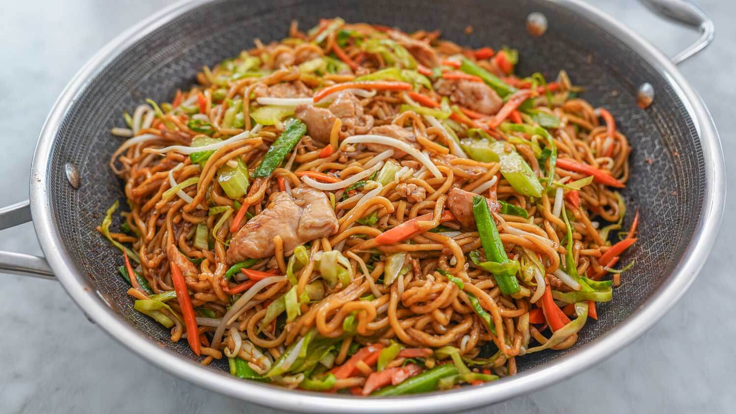 Chicken chow mein recipe