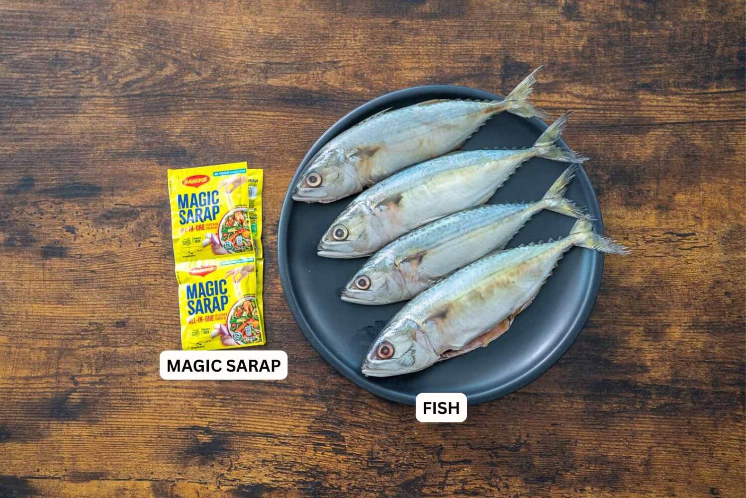 Escabeche fried fish ingredients