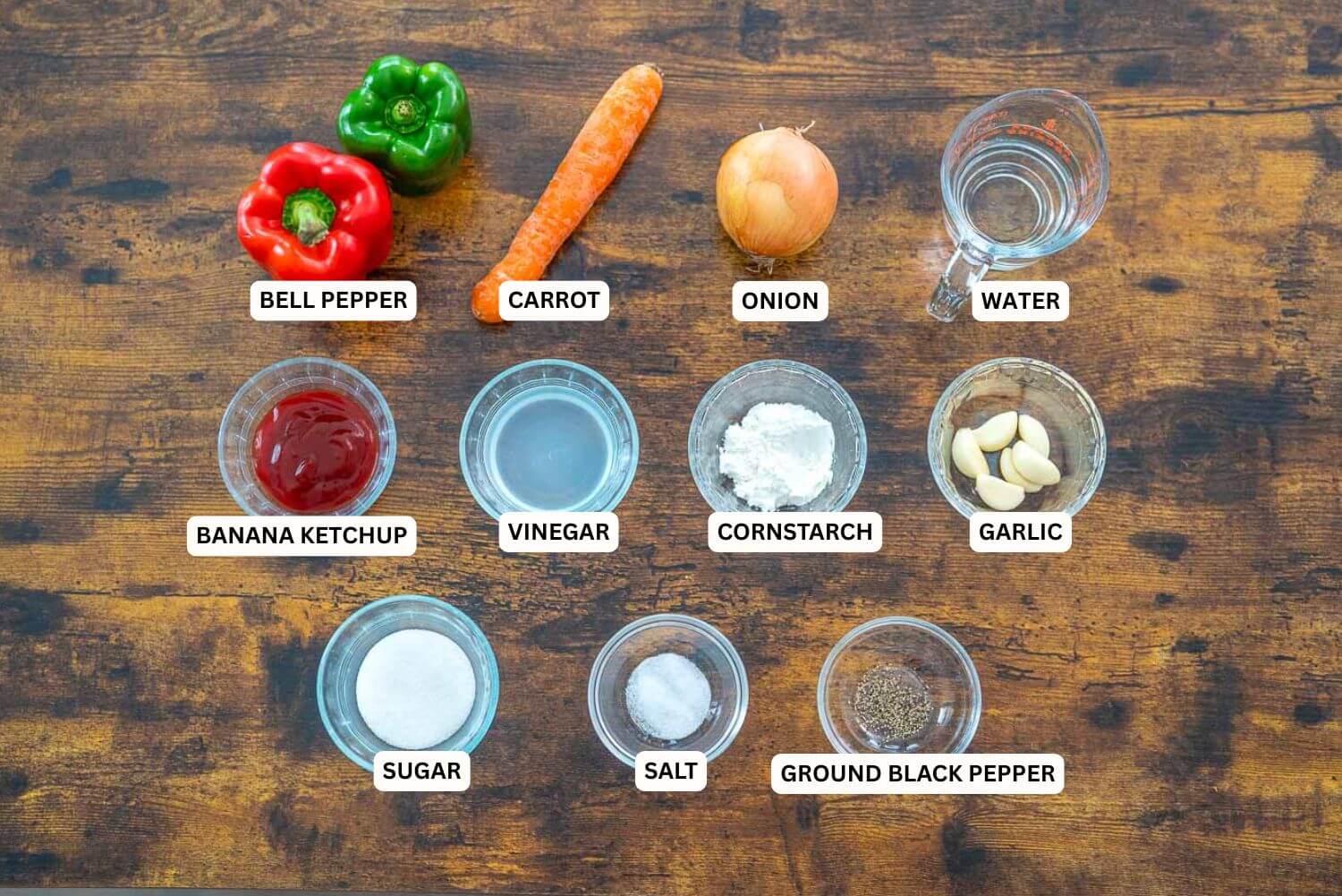 Escaceche sauce ingredients