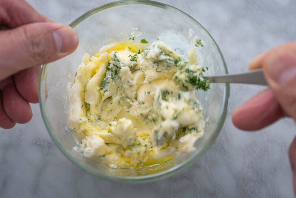 garlic bread recipe step 1-4-1