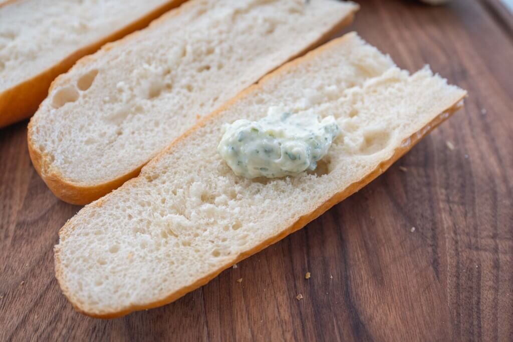 garlic bread recipe step 2-3