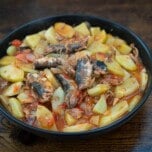 ginisang sayote at sardinas