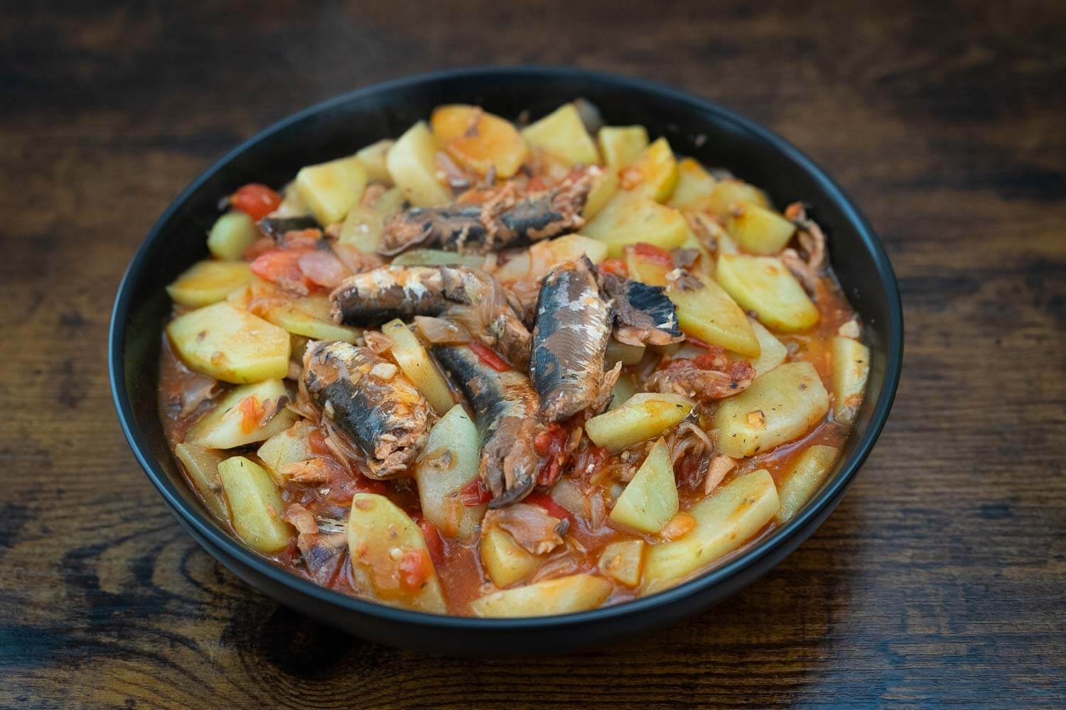 ginisang sayote at sardinas