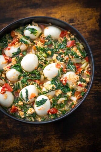 sarciadong pechay at itlog recipe