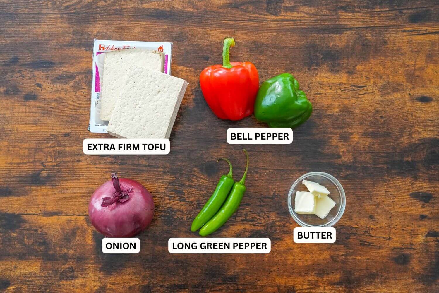 tofu sisig ingredients