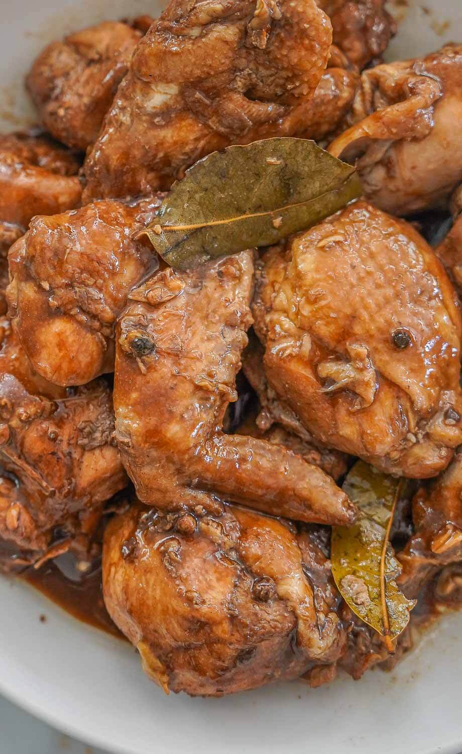Chicken Adobo in a Bowl