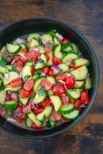 Cucumber Tomato Salad Recipe