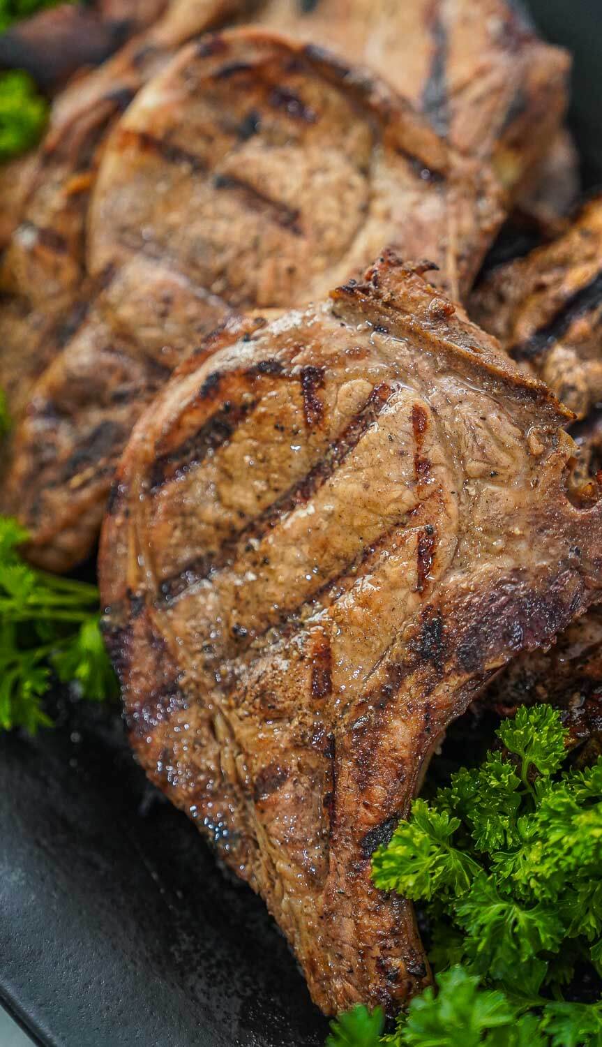 Grilled Dijon Pork Chops Recipe