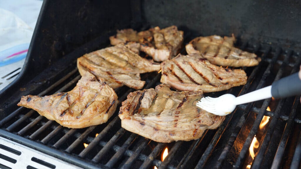 dijon pork chops step 4-6
