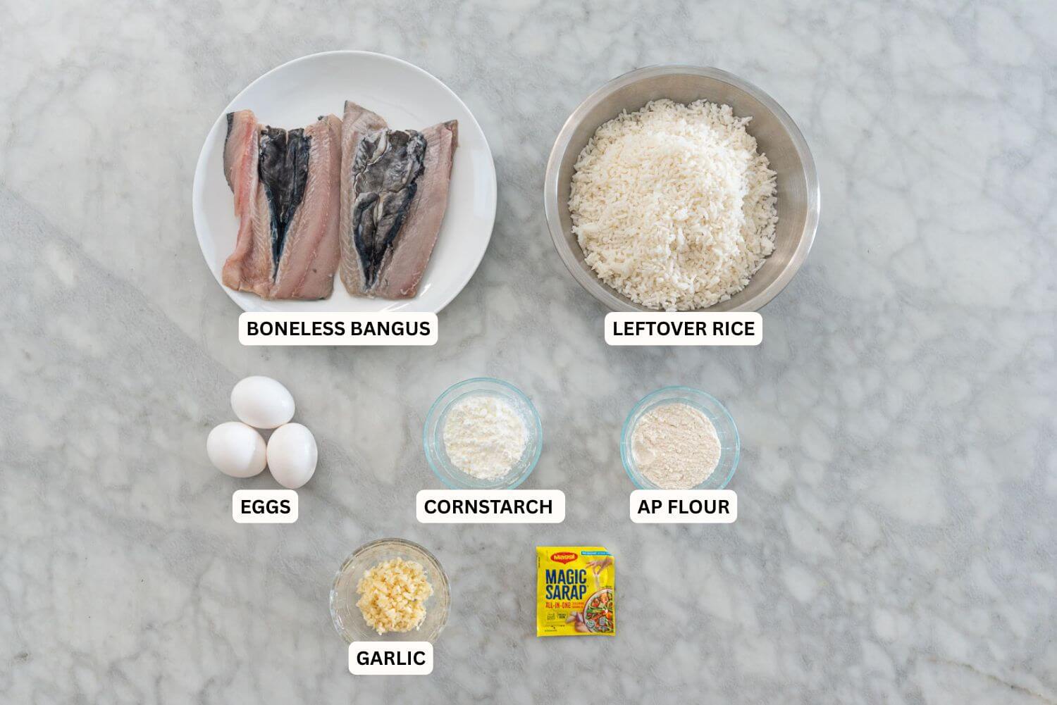 Bangsilog Ingredients