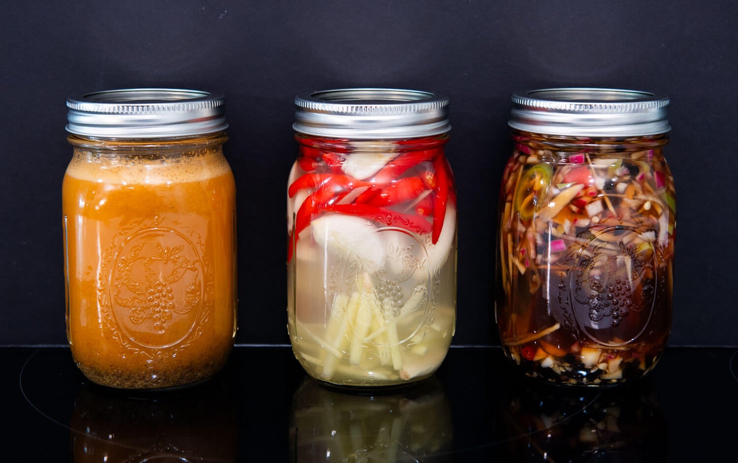 Filipino spiced vinegars