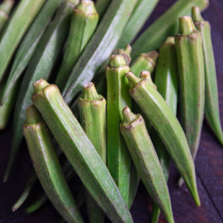 Okra pods