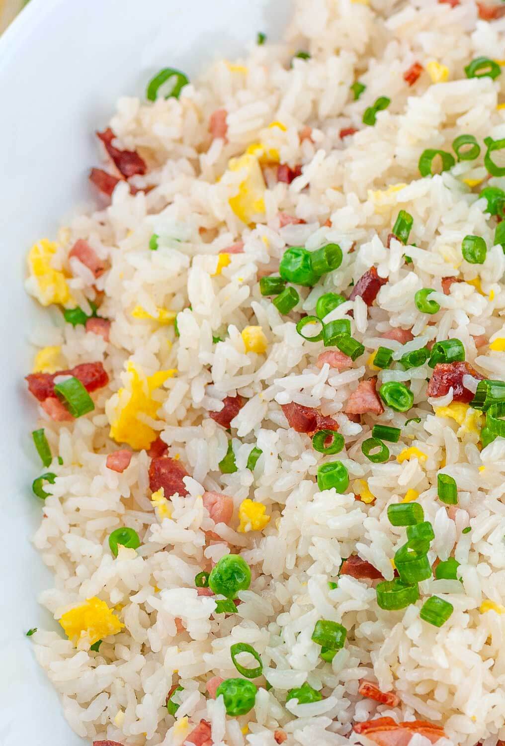 Fried rice on a plate