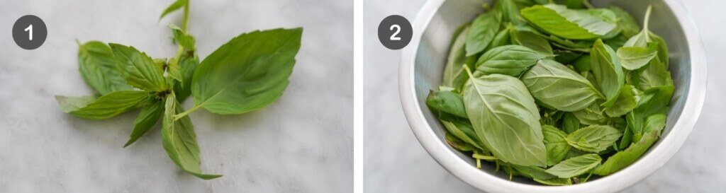 Basil Pesto Step 1