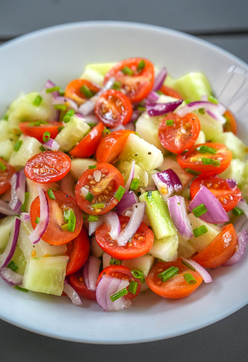 how to make cucumber tomato and onion salad