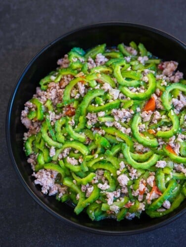 Ginisang ampalaya with pork recipe