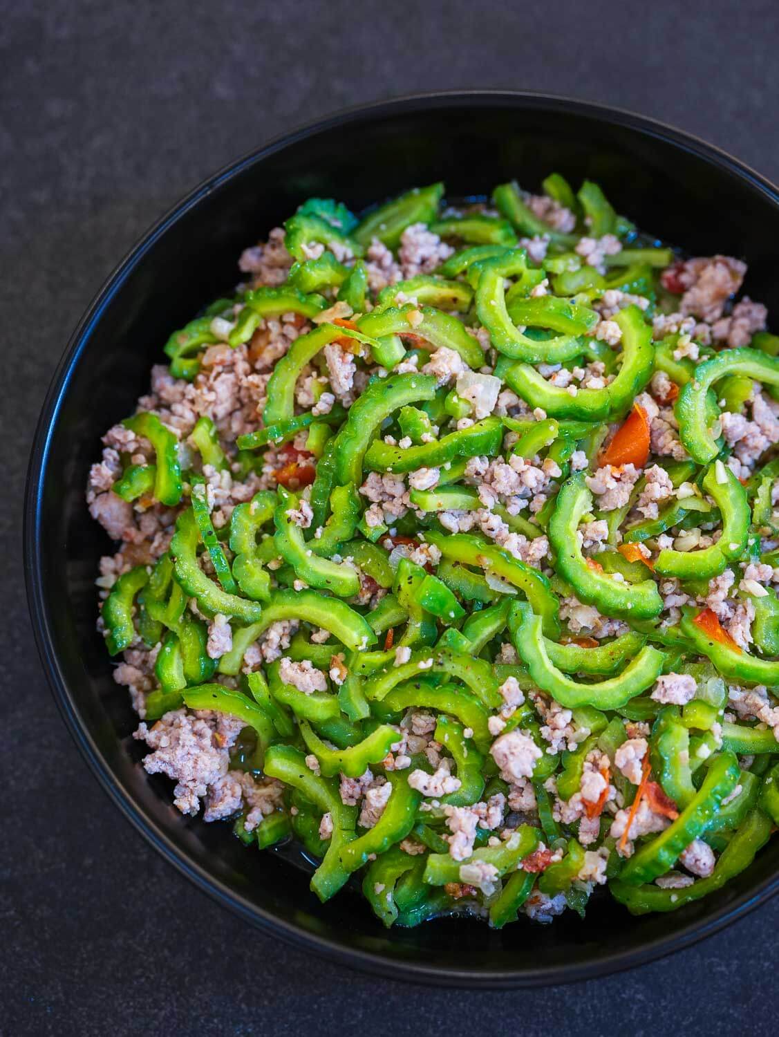 Ginisang Ampalaya with Pork